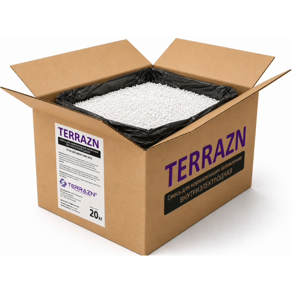 Смесь КОМФОРТ для нормализации заземления TERRAZN внутриэлектродная TERRAZN